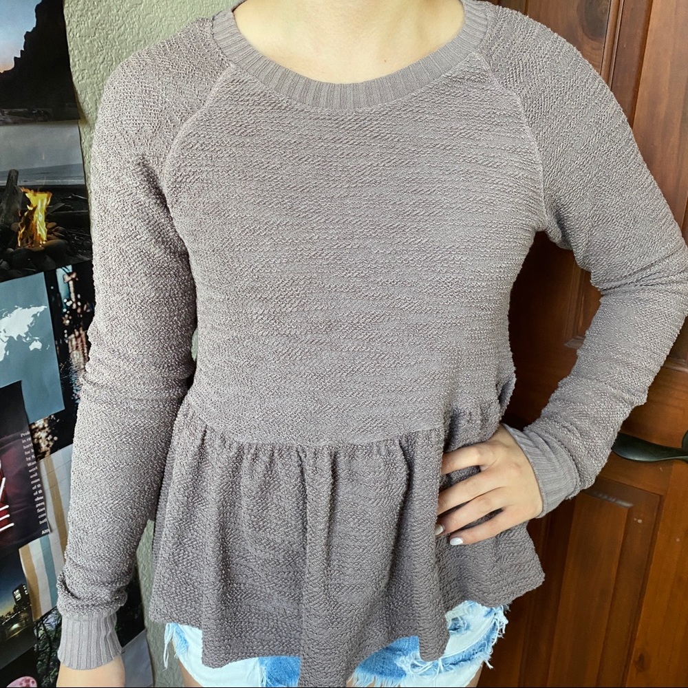Urban outfitters long sleeve babydoll top
